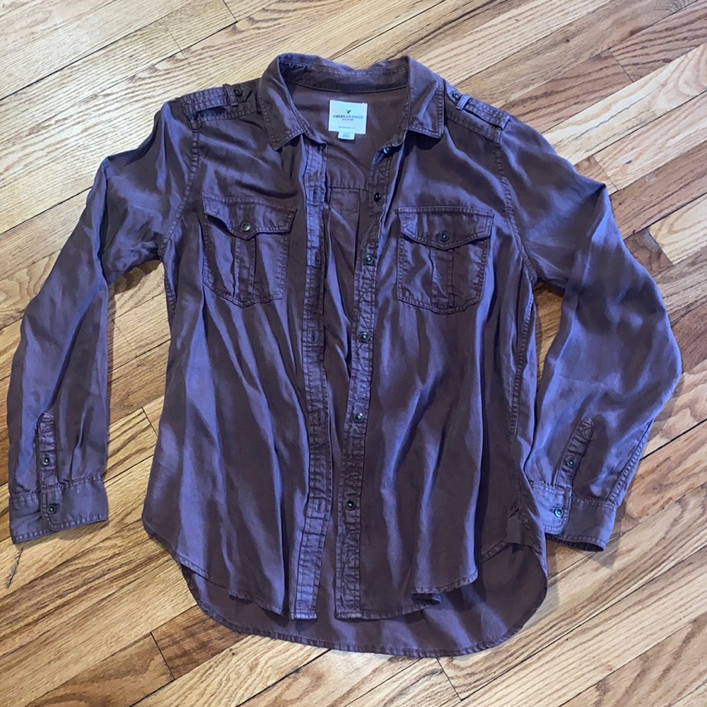 American Eagle Button Up - Boyfriend Fit